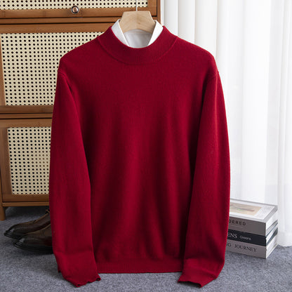 UrbanStoff | Halbkragen Wollpullover