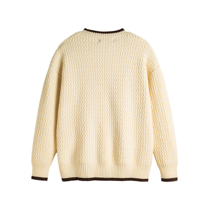 Herren Strickpullover Rundhals