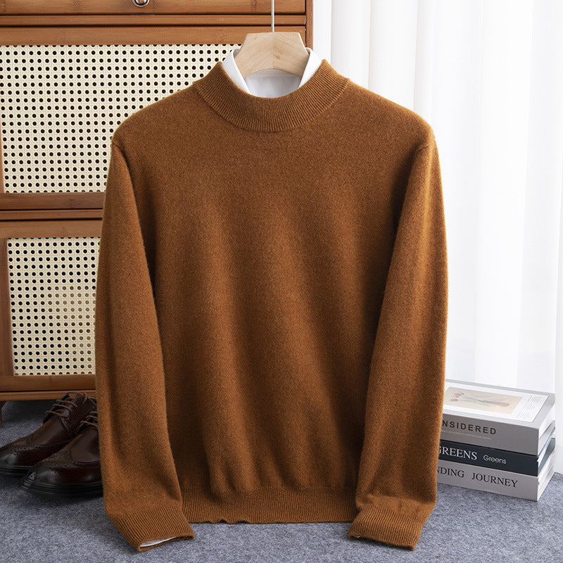 UrbanStoff | Halbkragen Wollpullover