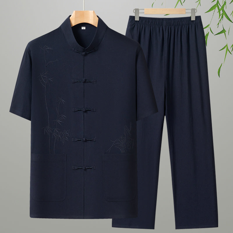 UrbanStoff | Lässiges Baumwoll Zweiteiler Outfit