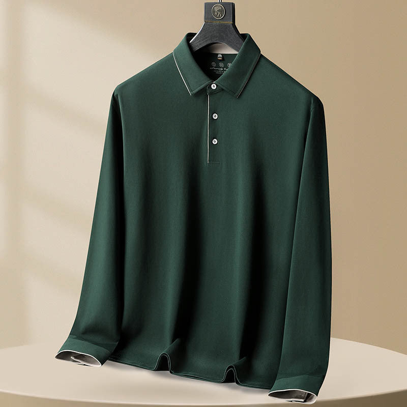 UrbanStoff | Langarm Polo-Shirt