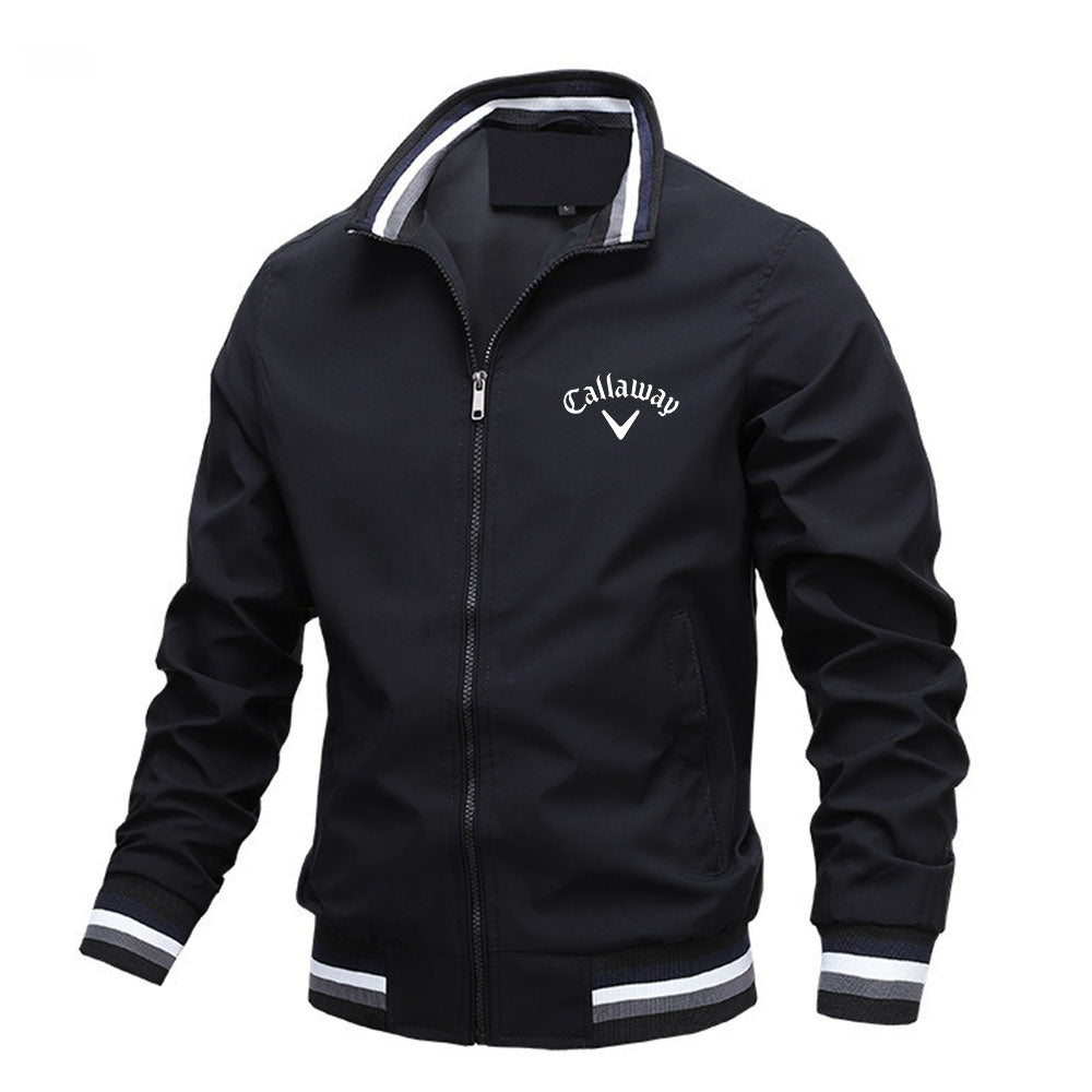 Herren Freizeit Stehkragenjacke