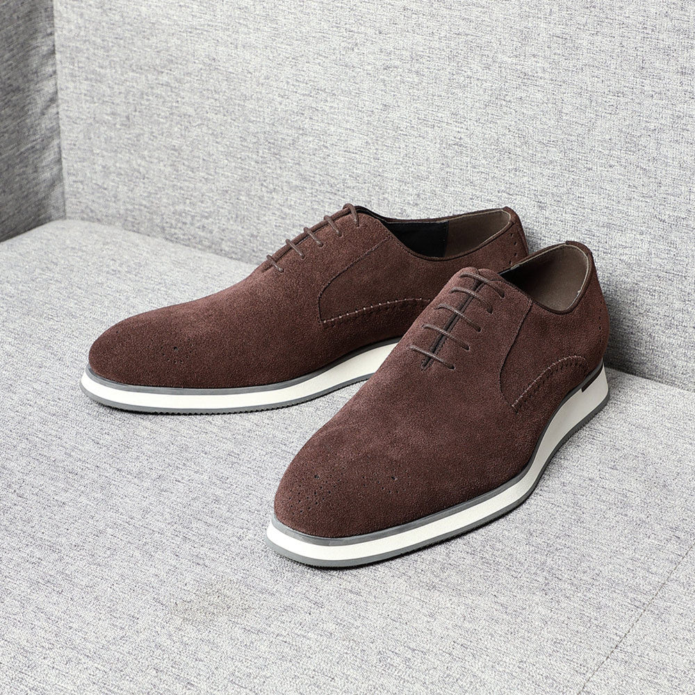 Elegante Wildleder Oxfordschuhe
