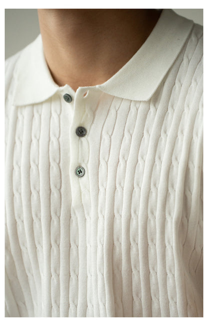 UrbanStoff | Strukturiertes Strickpolo