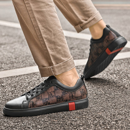 Freizeit-Sneaker aus Rindsleder