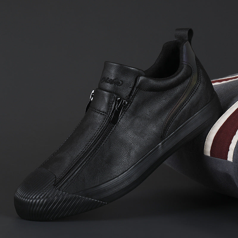 Herren Freizeit-Sneaker mit Reißverschluss