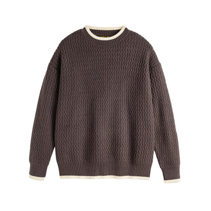 Herren Strickpullover Rundhals
