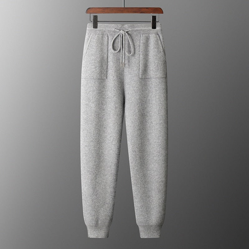 UrbanStoff | Herren Kapuzen-Strick Trainingsanzug – Freizeit Set