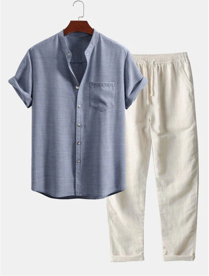 UrbanStoff | Kurzarmhemd & Hosen Set