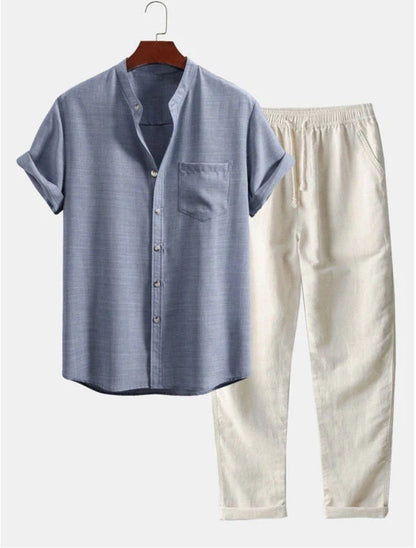 UrbanStoff | Kurzarmhemd & Hosen Set