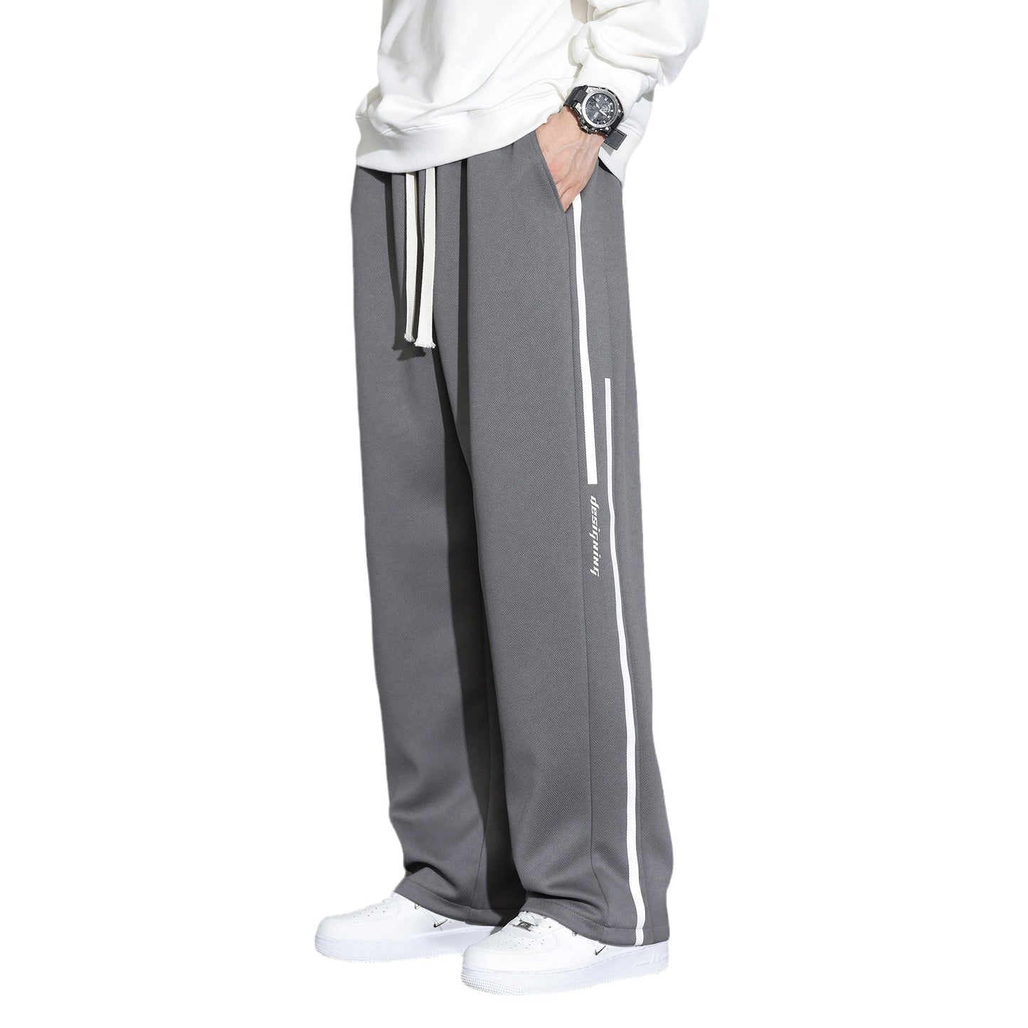 Weitbeinige Sport-Sweatpants