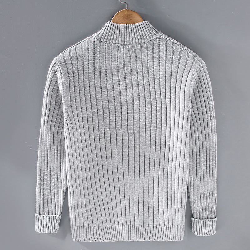 Gerippte Strickjacke