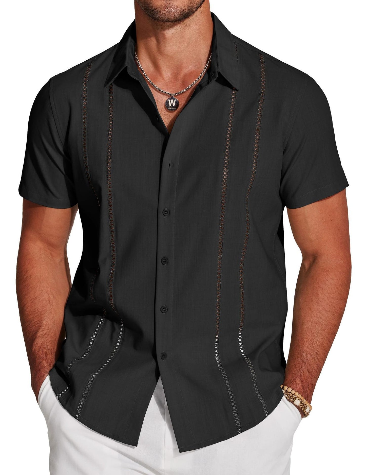 Kurzarmhemd im Hawaii-Stil