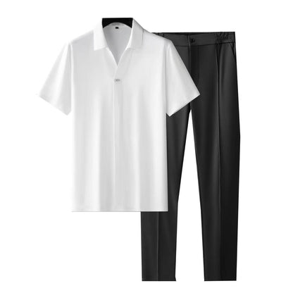 Seidiger Ice-Silk Anzug