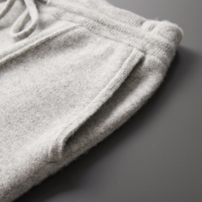 UrbanStoff | Herren Wollhose mit Geradem Bein