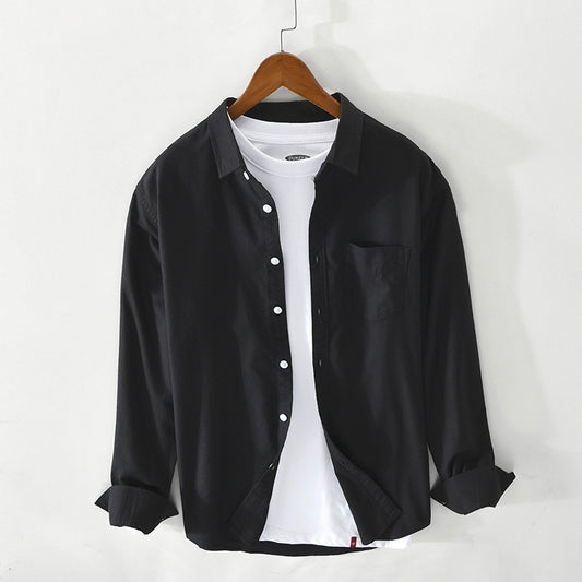 UrbanStoff | Baumwollhemd Langarm