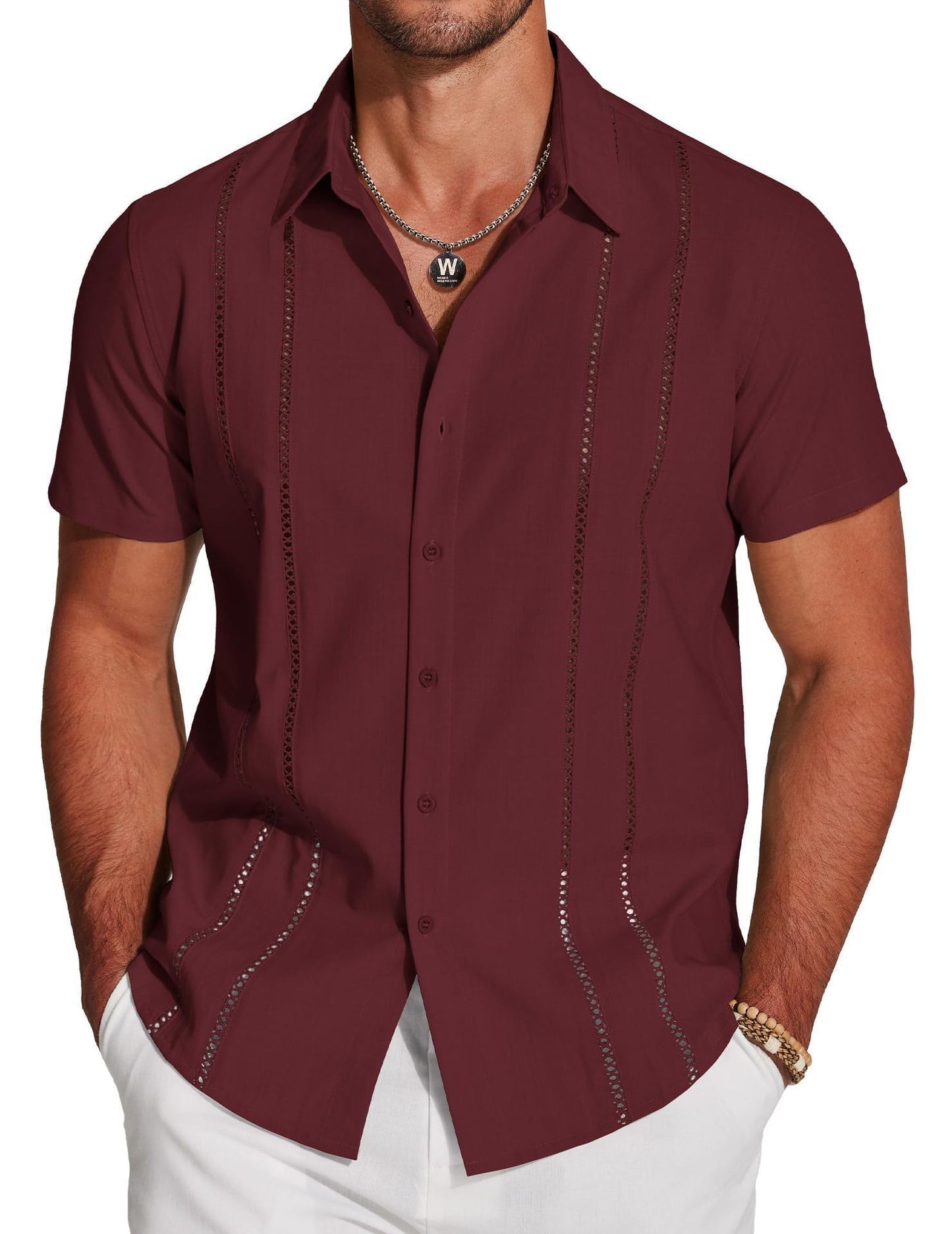 Kurzarmhemd im Hawaii-Stil