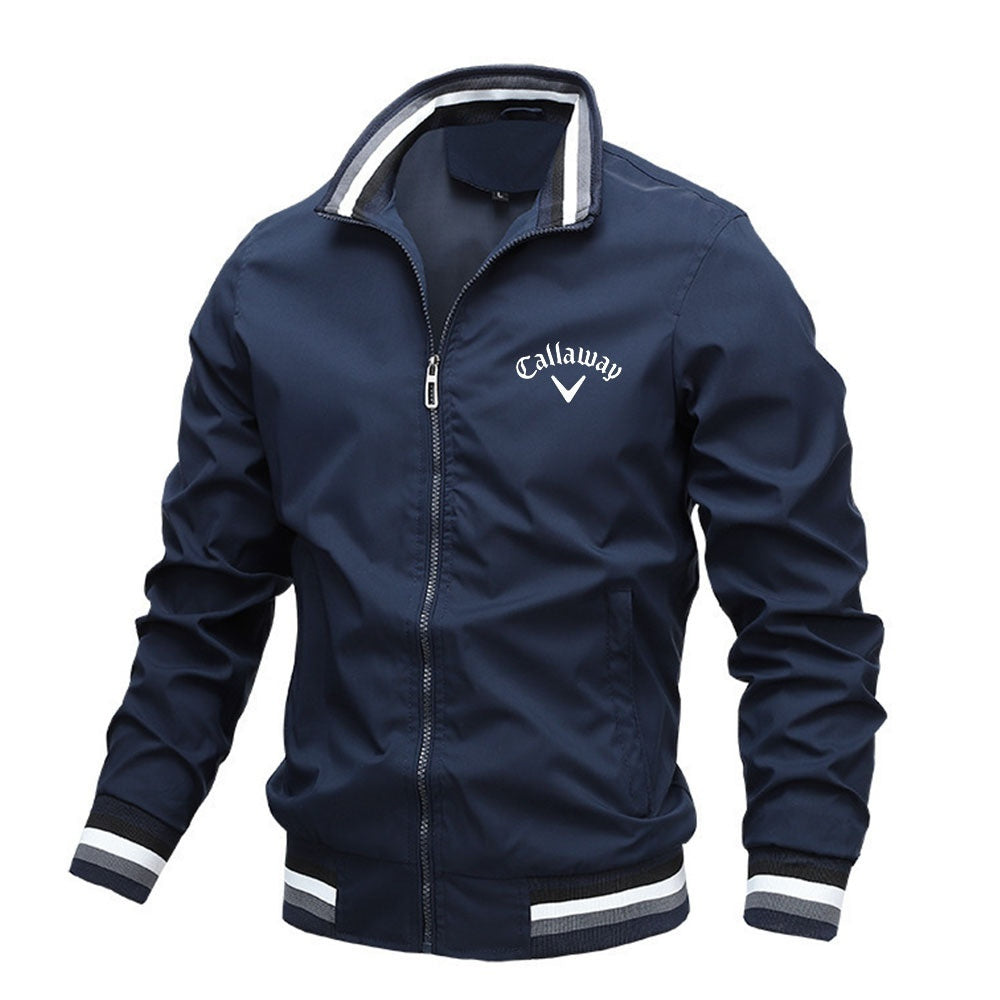 Herren Freizeit Stehkragenjacke