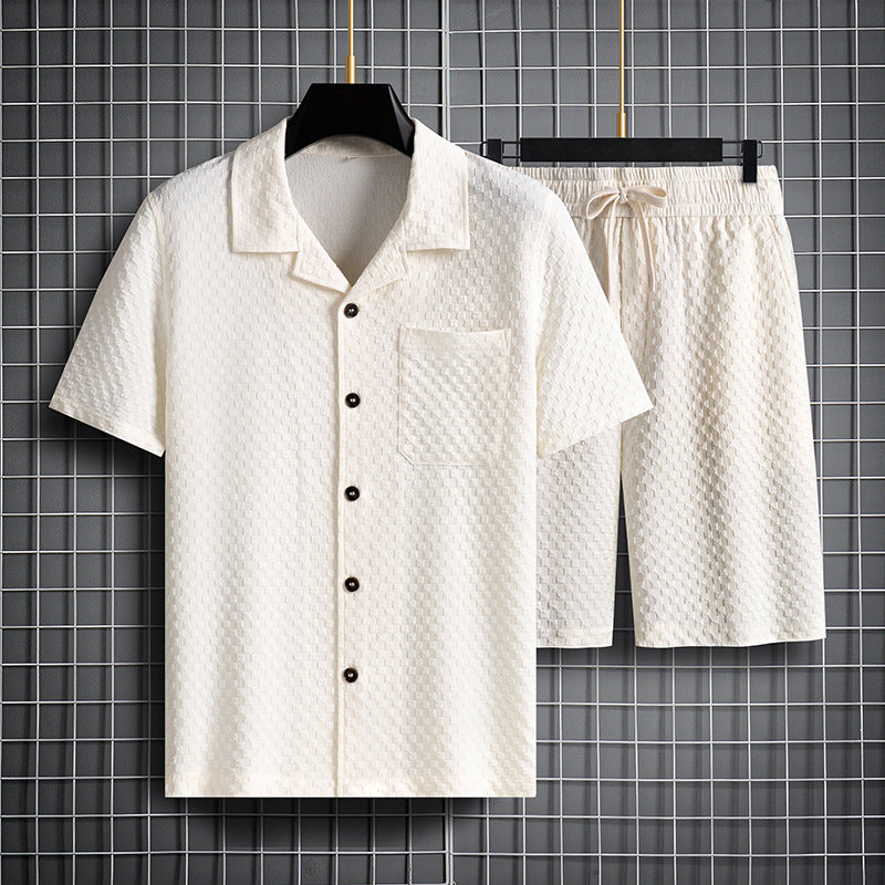 UrbanStoff | Revers-Kurzarm & Shorts Zweiteiler