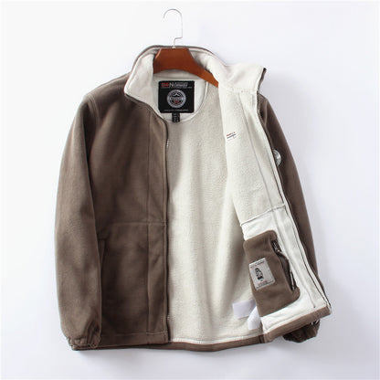 Herren Fleecejacke Wende-Style