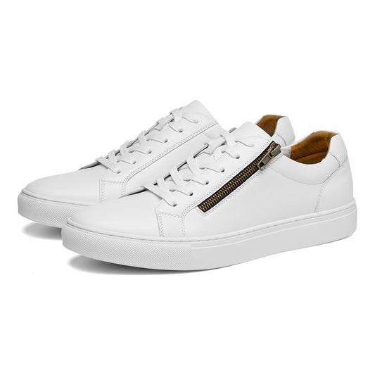 Echtleder Side-Zip Sneaker