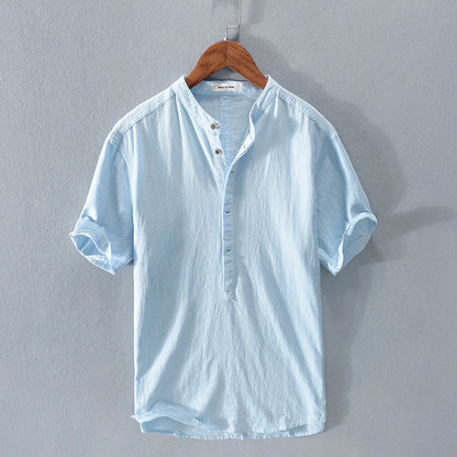 Kurzarmshirt aus Eis-Seide