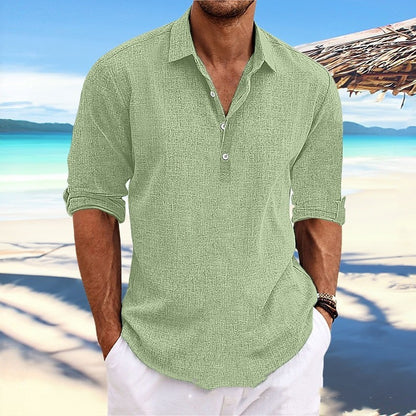 Herren Hemp Langarmshirt – Locker & Bequem