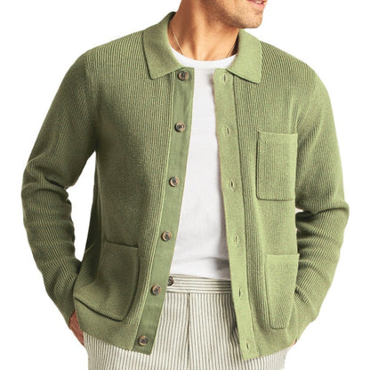 Trickjacke mit Hemdkragen
