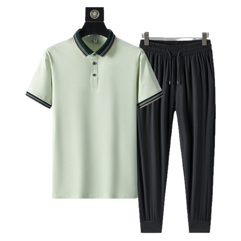 UrbanStoff | Schnelltrocknendes Polo & Hosen-Set