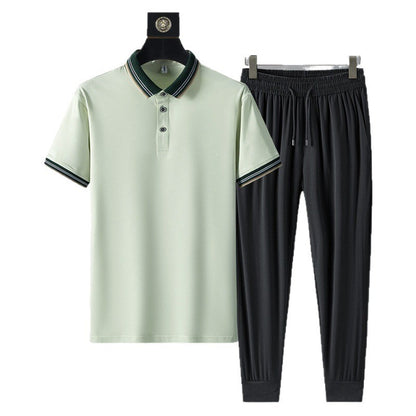 UrbanStoff | Schnelltrocknendes Polo & Hosen-Set