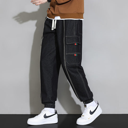 Retro Cargo Jeans Jogginghose