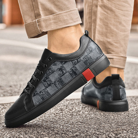 Freizeit-Sneaker aus Rindsleder