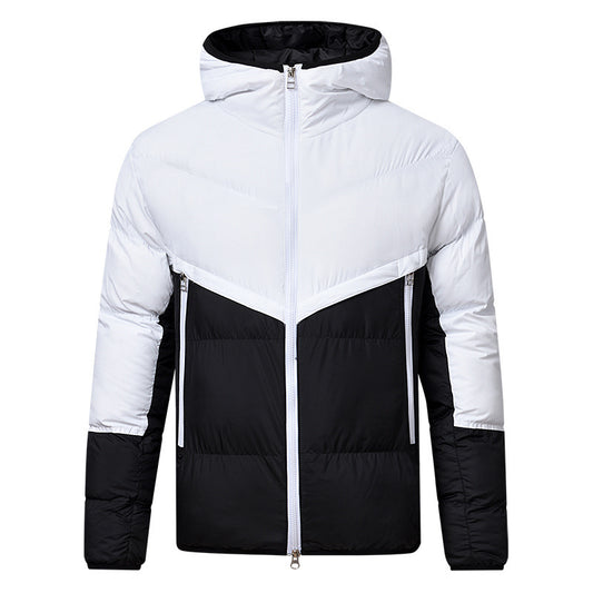 UrbanStoff | Gefütterte Kapuzenjacke aus Baumwolle