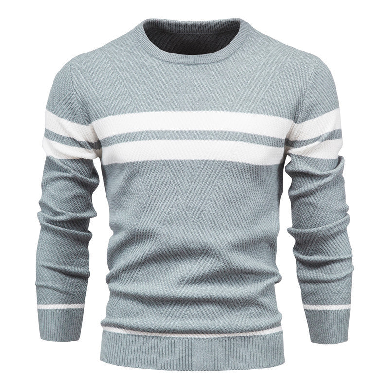 Herren Streifenpullover