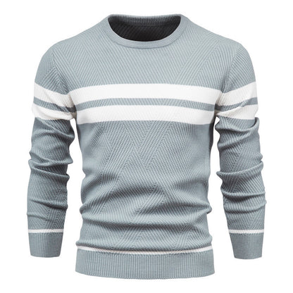 Herren Streifenpullover