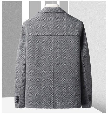 Herren Wollmantel Winter