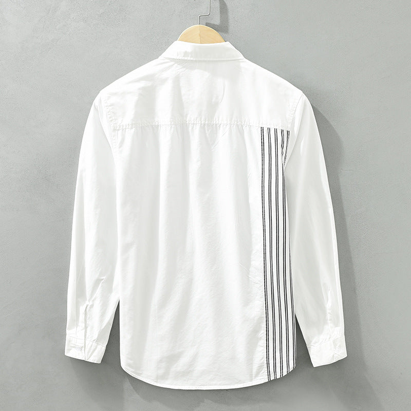 UrbanStoff | Baumwoll Casual Langarmhemd
