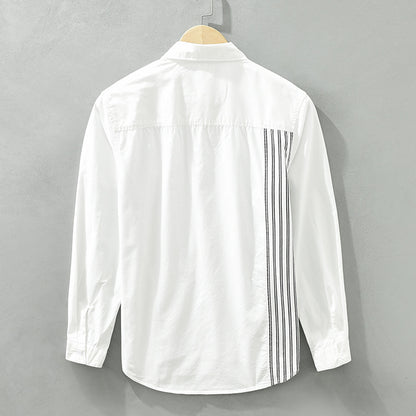 UrbanStoff | Baumwoll Casual Langarmhemd