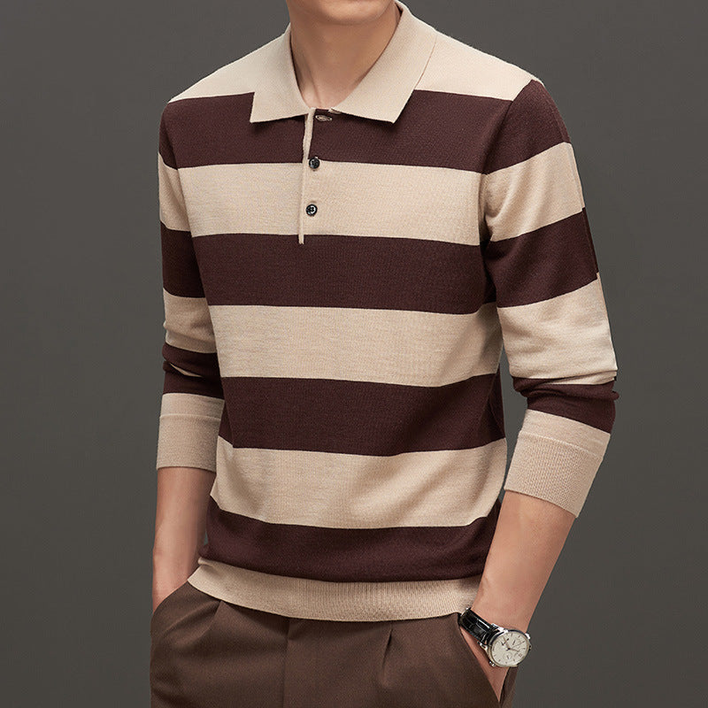 UrbanStoff | Jacquard Slim Strickpullover