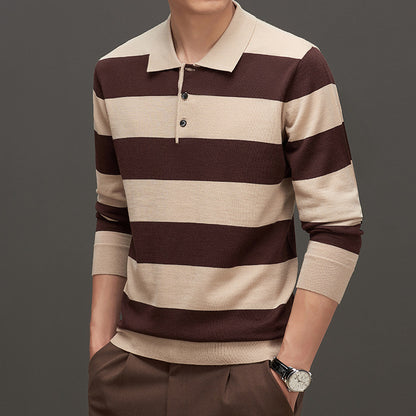 UrbanStoff | Jacquard Slim Strickpullover