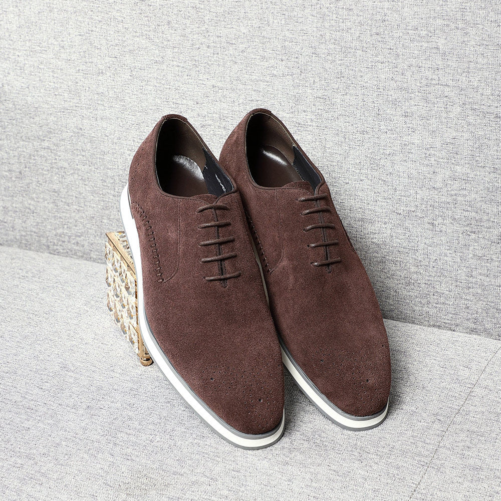 Elegante Wildleder Oxfordschuhe