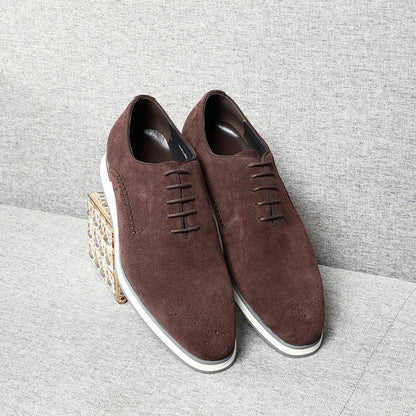 Elegante Wildleder Oxfordschuhe