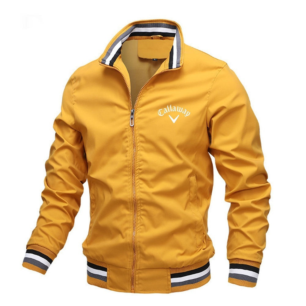 Herren Freizeit Stehkragenjacke