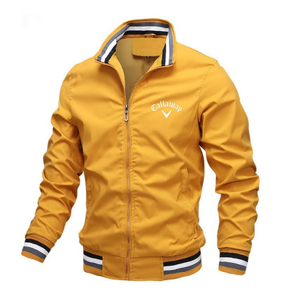 Herren Freizeit Stehkragenjacke