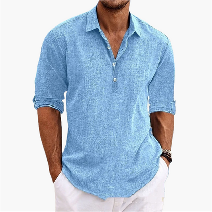 Herren Hemp Langarmshirt – Locker & Bequem