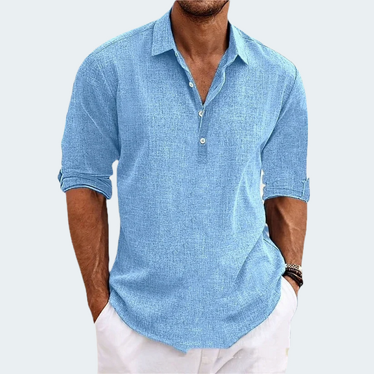 Herren Hemp Langarmshirt – Locker & Bequem