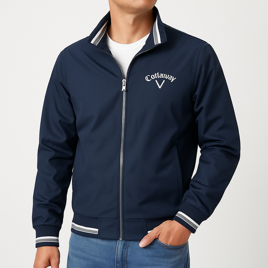 Herren Freizeit Stehkragenjacke