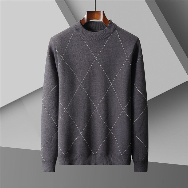 Herren Rundhals Warmer Pullover