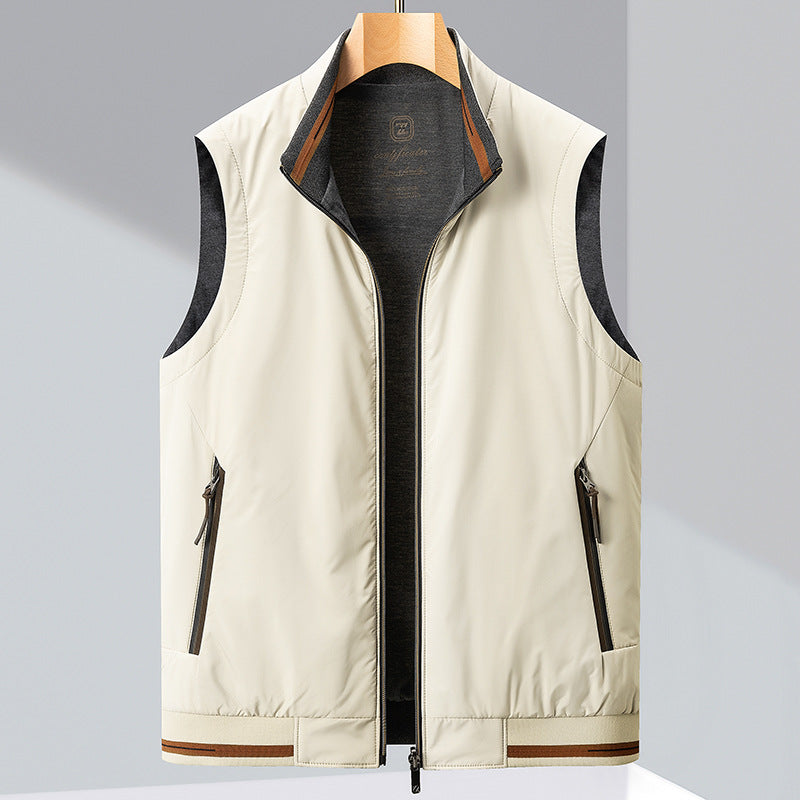 DualSide Ärmellose Wendejacke