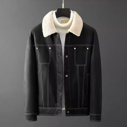 Wildleder Kurzjacke Winter Freizeit